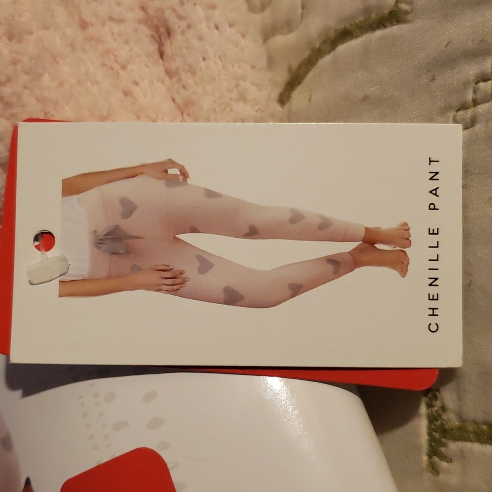 NWT Super Soft Chenille Lounge Pants medium
